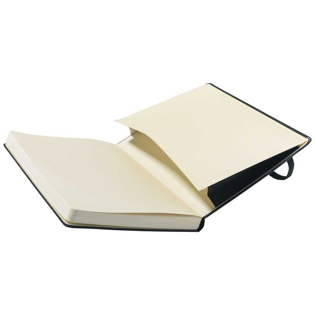 Moleskine Black Hard Cover Plain Large Notebook (5" x 8.25")