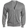 Edwards Unisex Grey Heather Jersey Knit Acrylic Cardigan