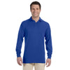 Jerzees Men's Royal 5.6 Oz. Spotshield Long-Sleeve Jersey Polo