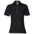 Jerzees Women's Black Spotshield 50/50 Polo