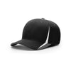 Richardson Black/White/Charcoal Sideline Triple Color R-Flex Cap