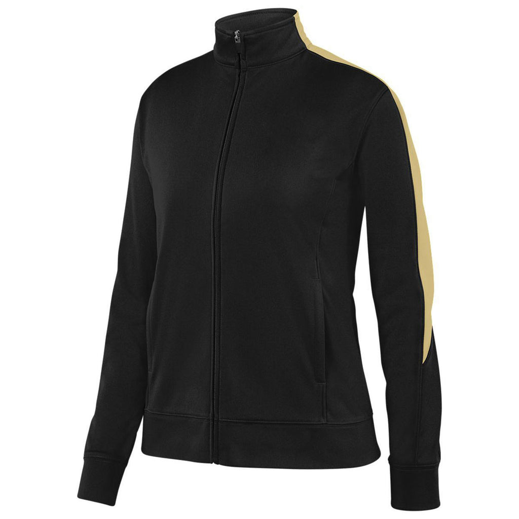 Augusta Women's Black/Vegas Gold Medalist Jacket 2.0