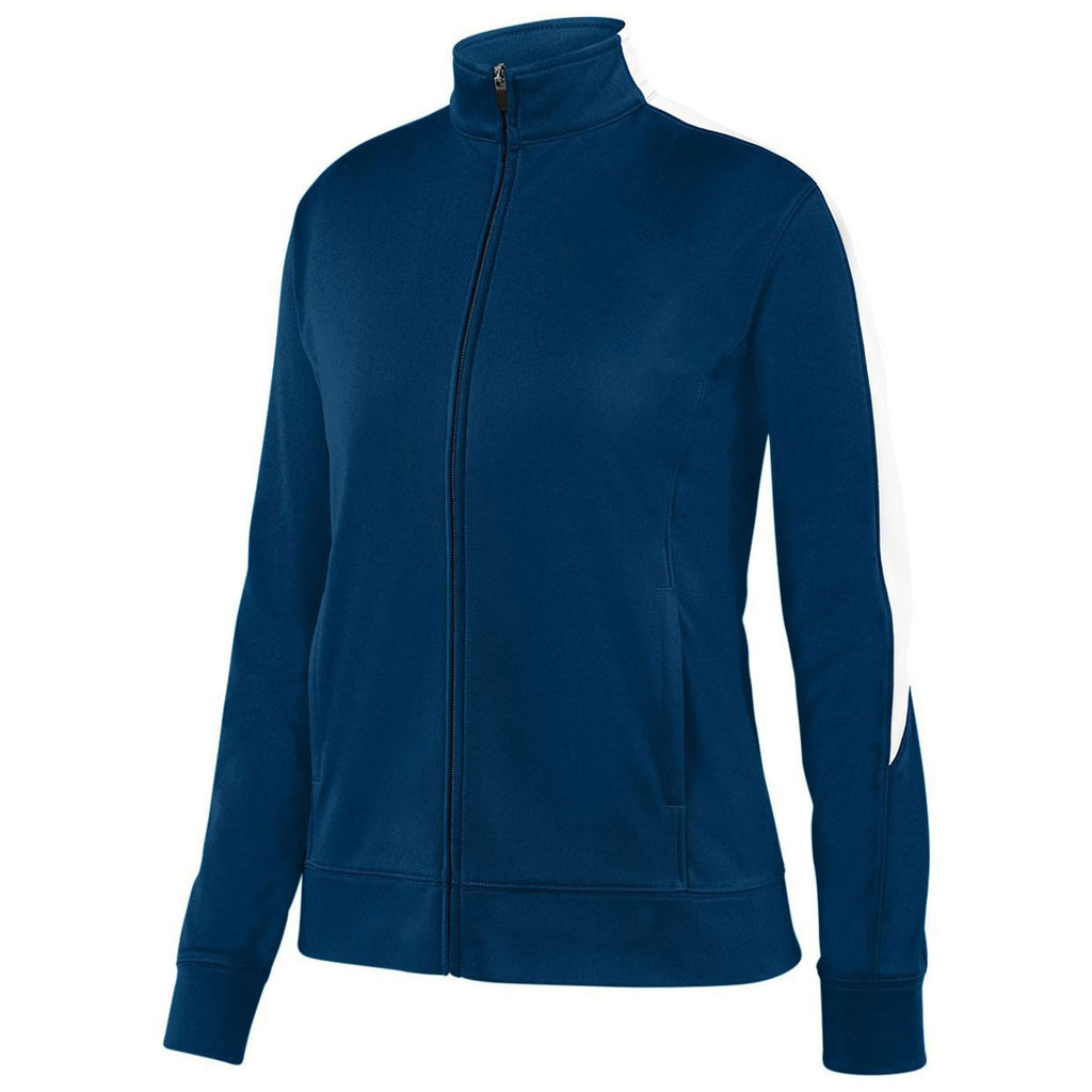 Augusta Women's Navy/White Medalist Jacket 2.0