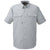 Dri Duck Men's Grey Crossroad Dobby Short-Sleeve Woven Shirt