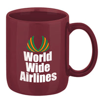 Maroon Classic Ironstone Mug - 11 oz.