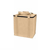 Koozie Tan Zippered Insulated Grocery Tote