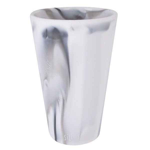 Silipint Mountain Marble Straight Up Pint Glass