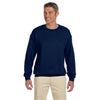 Jerzees Men's J Navy 9.5 Oz. Super Sweats Nublend Fleece Crew