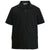 Edwards Men's Black Essential Zip-Front Service Shirt