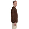 Fruit of the Loom Men's Chocolate 5 oz. HD Cotton Long-Sleeve T-Shirt