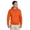 Jerzees Men's Safety Orange 9.5 Oz. Super Sweats Nu-Blend Fleece Pullover Hood