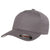 Flexfit Grey 6-Panel Structured Mid-Profile Cotton Twill Cap