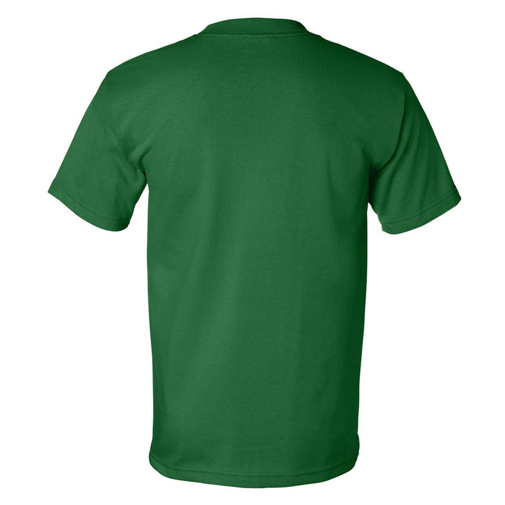 Bayside Men's Kelly Green USA-Made Short Sleeve T-Shirt