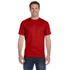 Hanes Men's Deep Red 6.1 oz. Beefy-T