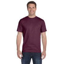 Hanes Men's Maroon 6.1 oz. Beefy-T