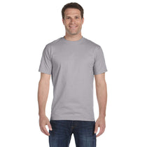 Hanes Men's Oxford Grey 6.1 oz. Beefy-T