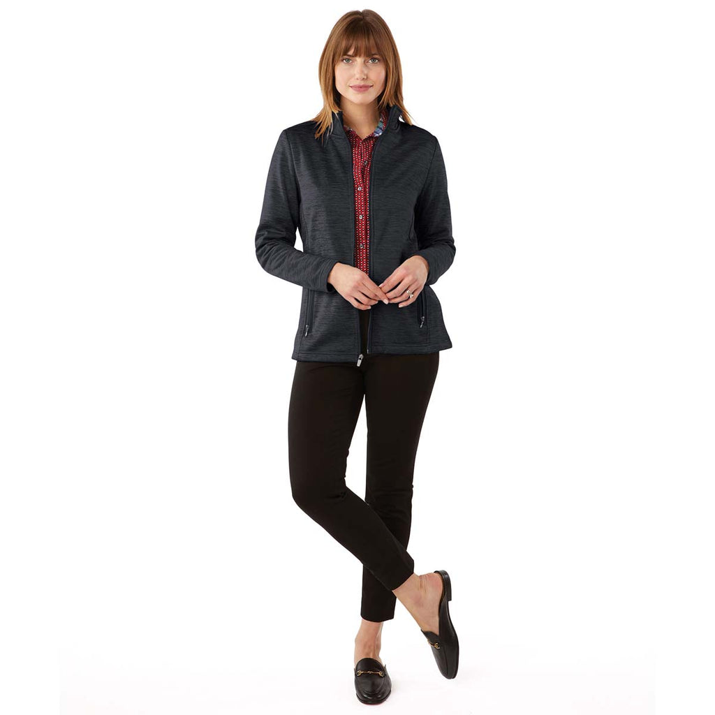 Charles River Women's Black Brigham Knit Jacket