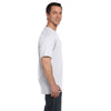 Hanes Men's White 6.1 oz. Beefy-T with Pocket