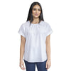 Edwards Women's White Dolman Blouse