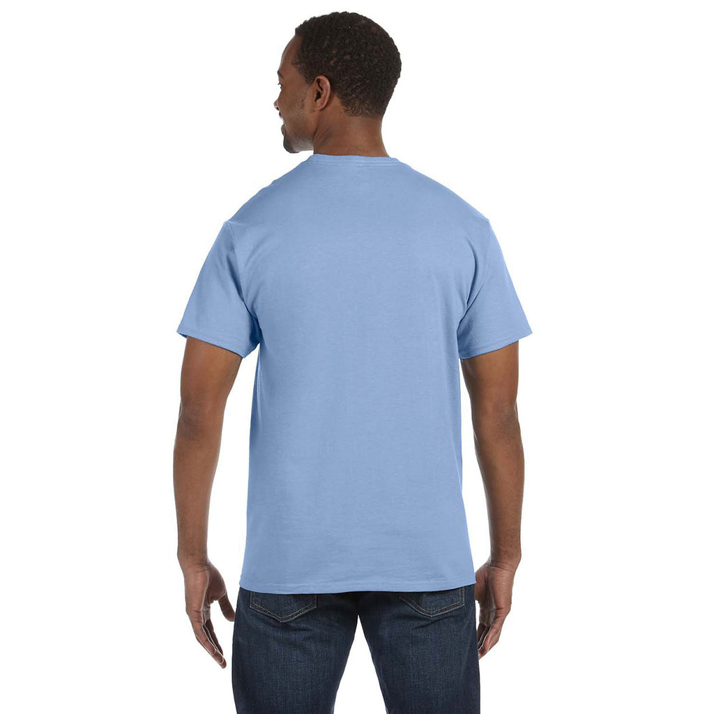 Hanes Men's Light Blue 6.1 oz. Tagless T-Shirt