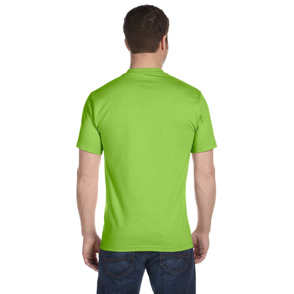 Hanes Men's Lime 5.2 oz. ComfortSoft Cotton T-Shirt