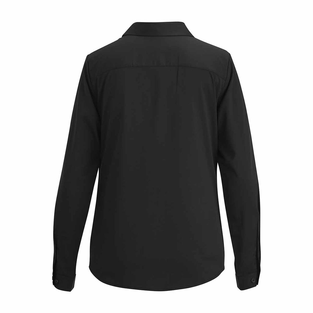 Edwards Women's Black Ultra Stretch Sustainable Blouse