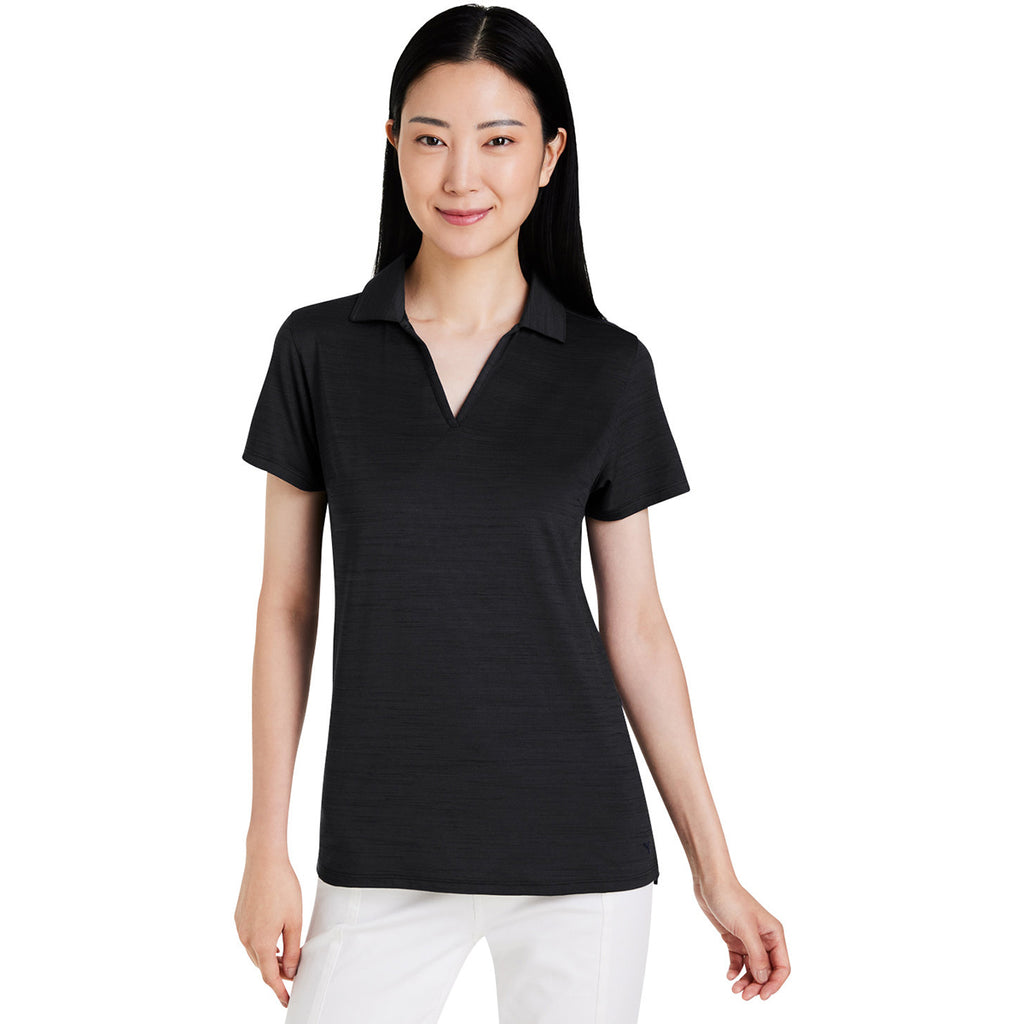 Puma Golf Women's Puma Black Heather Cloudspun Coast Polo