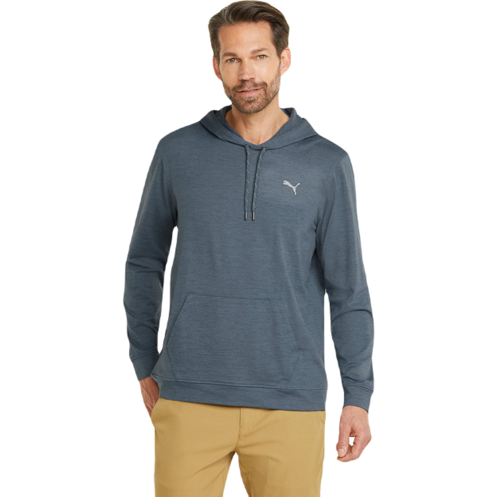 Puma Golf Men's Evening Sky Heather Cloudspun Progress Hoodie