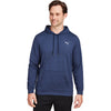 Puma Golf Men's Navy Blazer Heather Cloudspun Progress Hooded Sweatshirt