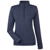 Puma Golf Women's Navy Blazer Cloudspun Rockaway Quarter Zip