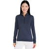 Puma Golf Women's Navy Blazer Cloudspun Rockaway Quarter Zip