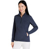 Puma Golf Women's Navy Blazer Cloudspun Rockaway Quarter Zip