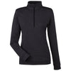 Puma Golf Women's Puma Black Cloudspun Rockaway Quarter Zip