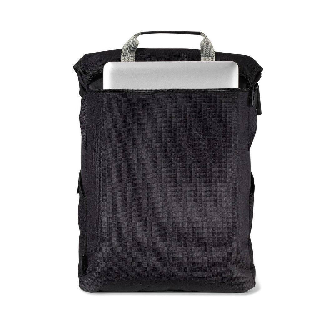 Vertex Black Vertical Computer Messenger Bag