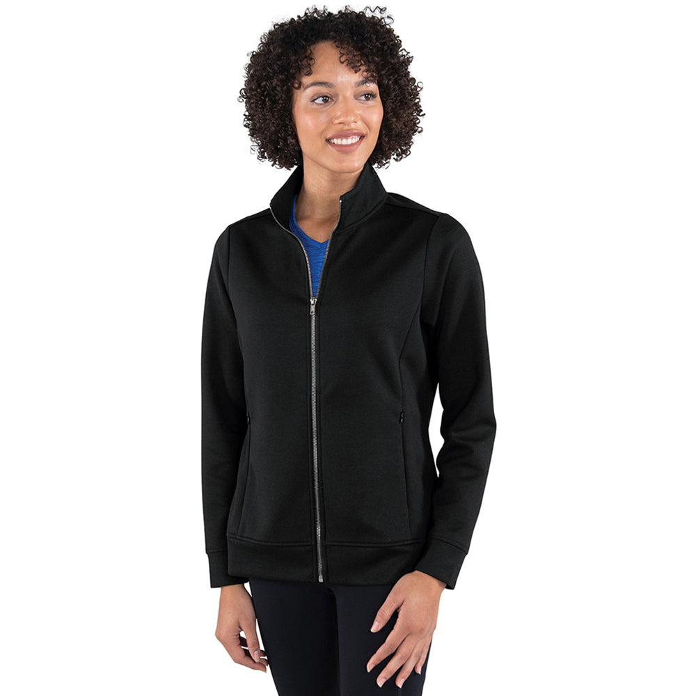 Charles River Women's Black Seaport Full Zip Performance Jacket