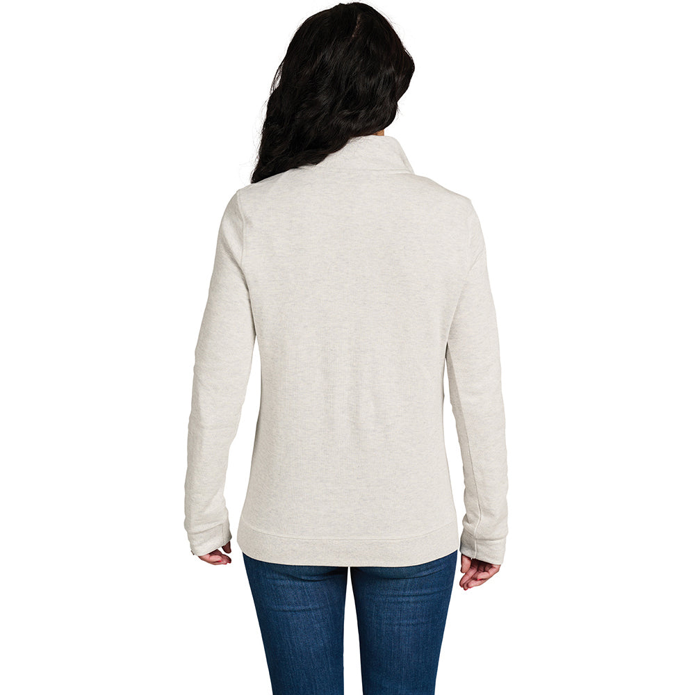 Charles River Women's Ivory Hudson Quarter Zip Pullover