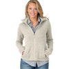 Charles River Women's Oatmeal Heather Heathered Fleece Jacket