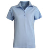 Edwards Women's Blue Soft Touch Pique Polo