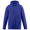 Augusta Sportswear Men's Purple Wicking Fleece Hood