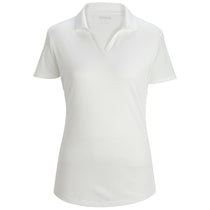 Edwards Women's White Mini-Pique Snag Proof Polo
