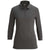 Edwards Women's Steel Grey 3/4 Sleeve Optical Polo