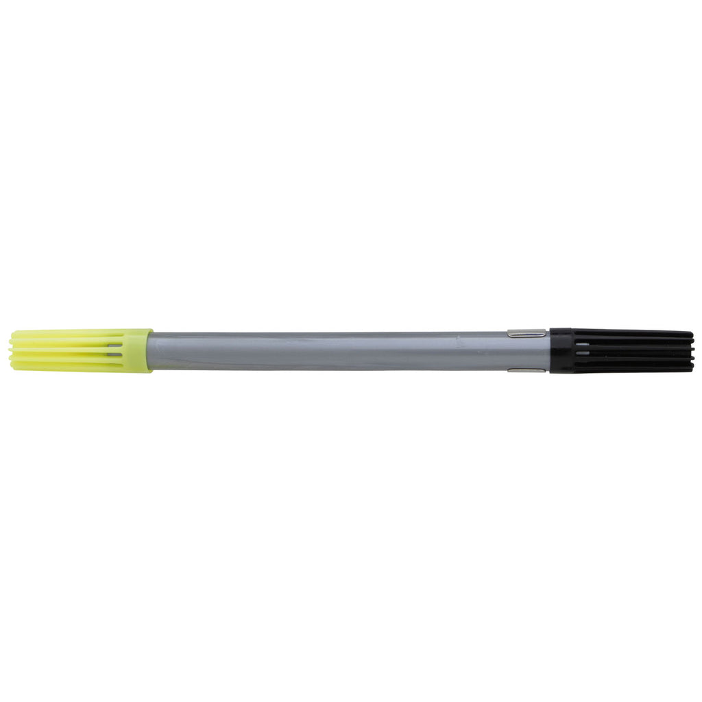 DriMark Silver/Black/Yellow Double Header Highlighter Ball Pen Combo