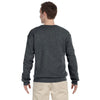 Jerzees Men's Charcoal Grey 8 Oz. Nublend Fleece Crew