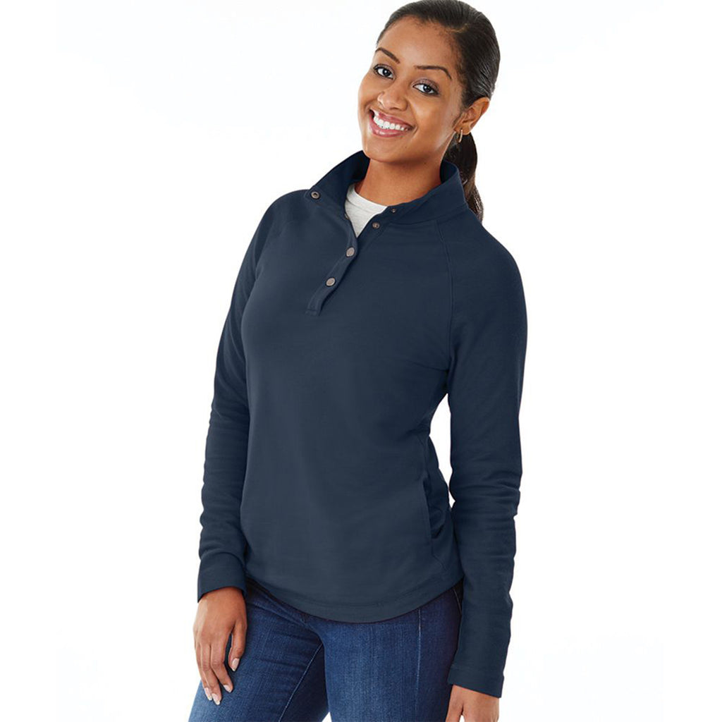 Charles River Women's Navy Falmouth Pullover