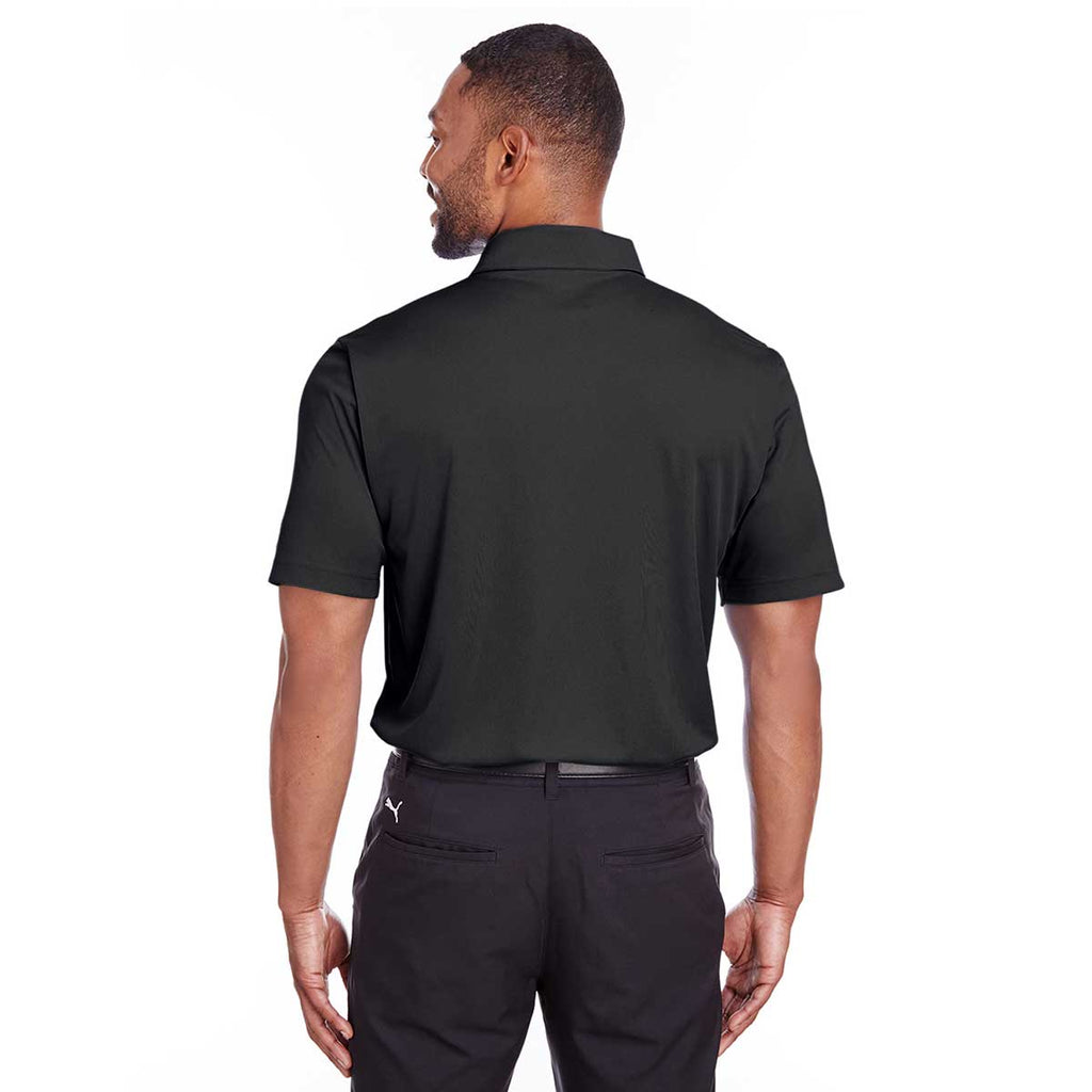 Puma Golf Men's Black Icon Golf Polo