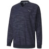 Puma Golf Men's Peacoat Camo Wind Long Sleeve Golf Shirt