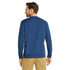 Puma Golf Men's Blazing Blue Heather Cloudspun Golf Crewneck