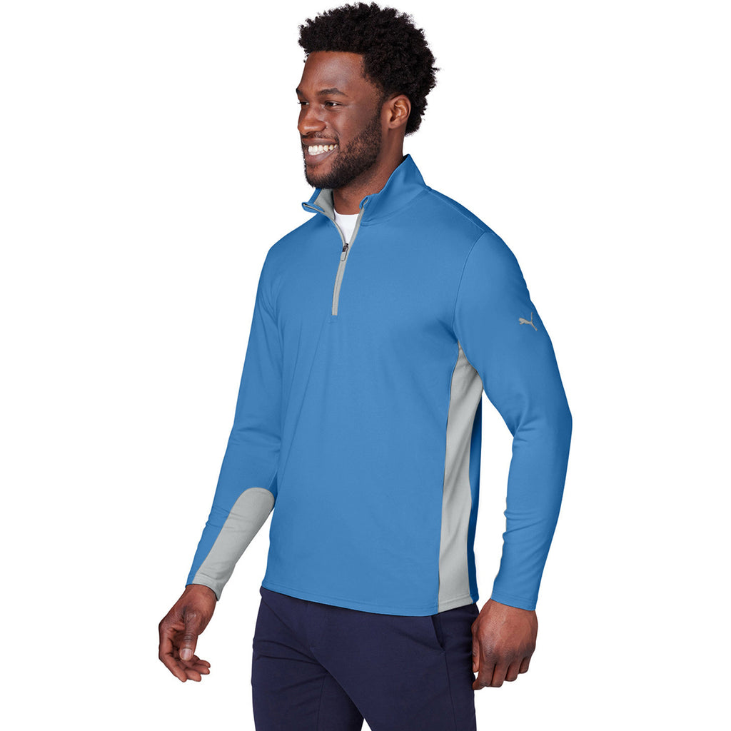 Puma Golf Men's Bright Cobalt Gamer Golf 1/4 Zip