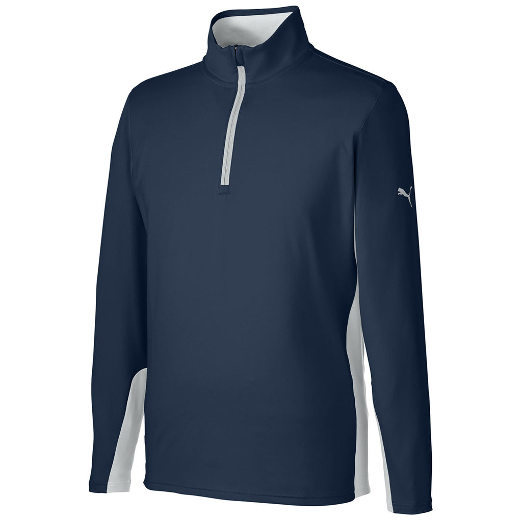 Puma Golf Men's Navy Blazer Gamer Golf 1/4 Zip