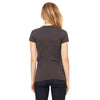 Bella + Canvas Women's Dark Grey Heather Jersey Short-Sleeve T-Shirt